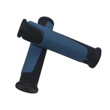 Imagem de Manopla MTB Combate X-Plore Soft 120mm TPR Preto Azul
