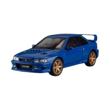 Imagem de Miniatura De Carro Subaru Impreza Em Escala 1:32 Com Som, Luz E Pneus 