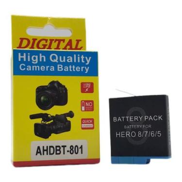 Imagem de Bateria Recarregável Compatível com G00Pr0Hero 5, 6, 7 e 8 Black - sem