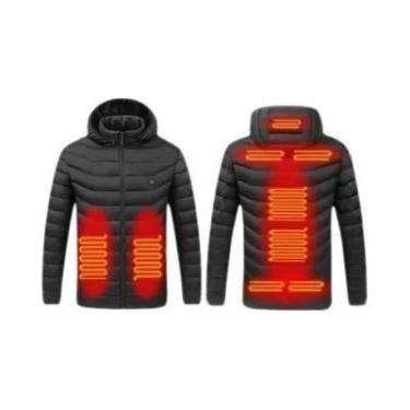 Imagem de Parka Masculina De Inverno Quente Com Aquecimento USB, Jaqueta Aquecid