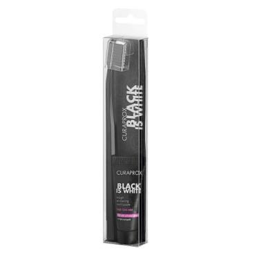 Imagem de Curaprox Black is White Kit  Escova de Dentes + Creme Dental, Kit