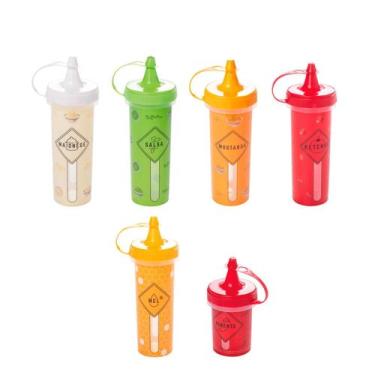 Imagem de Bisnaga Ketchup Maionese Mostarda Pimenta Mel Molhos 250ml - Genérico