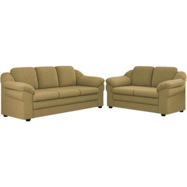Imagem de Kit Sofa 2 E 3 Lugares Dallas Linho Tce 1025 Moll Tce 1025 - MOLUFAN