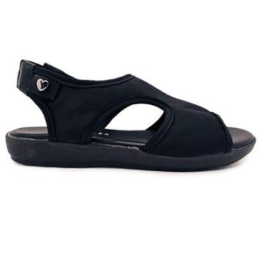 Imagem de Sandália Careflex de Tecido Elastâno Indicada Pés Sensiveis-Feminino