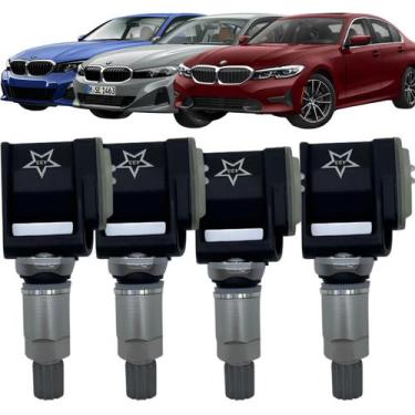 Imagem de Kit 4 Sensor Pressão Pneus Tpms Bmw 320 328 330 340 2019 a 2023 - SR