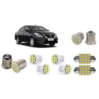 Imagem de Lâmpadas Led Nissan Versa 2019 a 2020 PLACA RÉ FREIO TETO - AUTOVEX