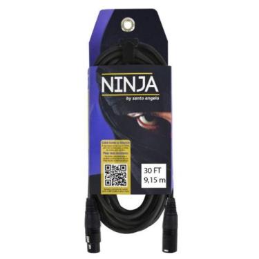 Imagem de Cabo Microfone XLRM XLRF Ninja 30FT Santo Ângelo - Santo Angelo
