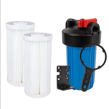 Imagem de Kit Completo Filtro Big Blue 10 + 2 Plissado Lavável - Royal B&B