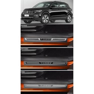 Imagem de Jogo Soleira Premium Elegance Vw T-Cross 2020 2021 2022 2023 - 4 Porta