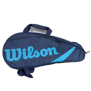 Imagem de Raqueteira de Beach Tênis e Padel Wilson RAK PAK, Azul