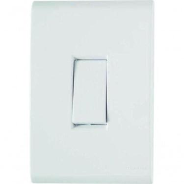 Imagem de Conjunto 4x2 1 Interruptor Bipolar Tramontina Liz 10 A 250 V Branco