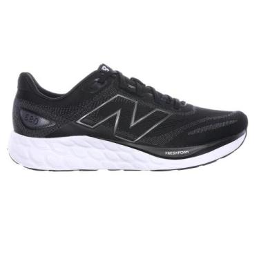 Imagem de Tenis new balance fresh foam 680v8 masculino, Preto, Branco, 39