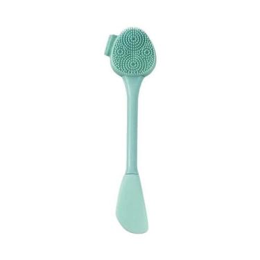 Imagem de Escova De Limpeza Facial De Silicone 2 Em 1 Removedor De Máscara De La