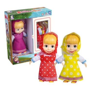 Imagem de Boneca Closet Da Masha C/ Roupinhas Brinquedo - Cotiplas - Cotiplás
