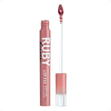 Imagem de Lip Fix Ruby Kisses Glossy Tint Alta Fixação Lovely Pink Lgt01bb - KIS