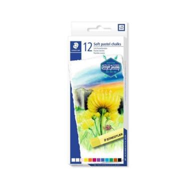 Imagem de Giz Pastel Seco Staedtler Karat 12 Cores
