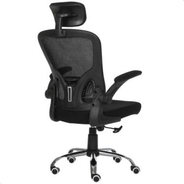 Imagem de Cadeira De Escritório Presidente Giratória Ergonômica Preta C310 Best