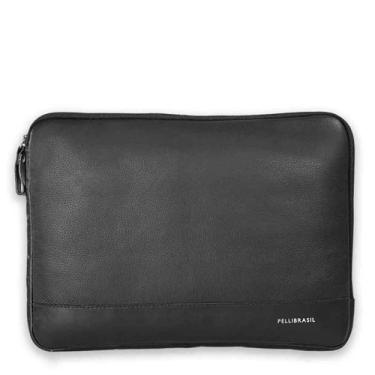Imagem de Case para Notebook Couro Bufalo 2137 Preto  - Pelli Brasil