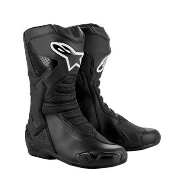 Imagem de Bota Alpinestars SMX 6 V3 Moto Motociclismo Esportiva Pista, Preto, 42