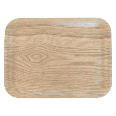 Imagem de Bandeja Retangular Plywood Willow Madeira 32x24x2cm - Zona Livre