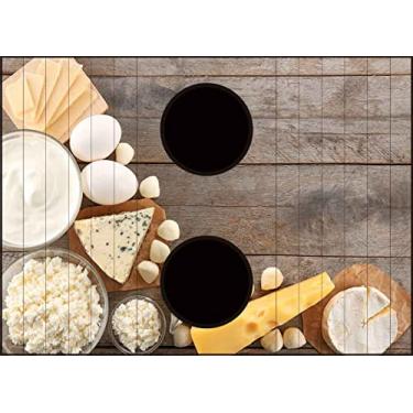 Imagem de Esteira Personalizada Madeira - EST0586 Tuddo Decor multi-colored Tamanho único