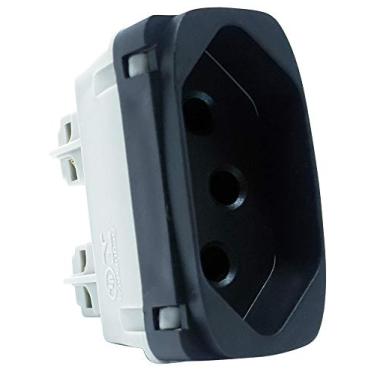 Imagem de Alumbra 1 Módulo Tomada 2P+T 20A Gracia Maxx Black