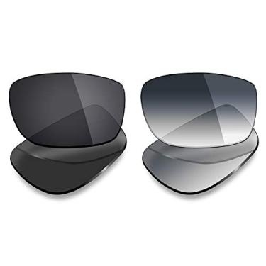 Imagem de 2 pares de lentes polarizadas de substituição da Mryok para óculos de sol Oakley Splinter – Opções