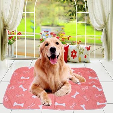 Imagem de Almofada de xixi para animais de estima??o, 3 tamanhos reutiliz¨¢vel ¨¤ prova d'¨¢gua para filhotes de cachorro e gatos para xixi para cama, tapete lav¨¢vel para treinamento de animais de estima??o, tapete super absorvente para urina de cachorro (40 * 60 cm)