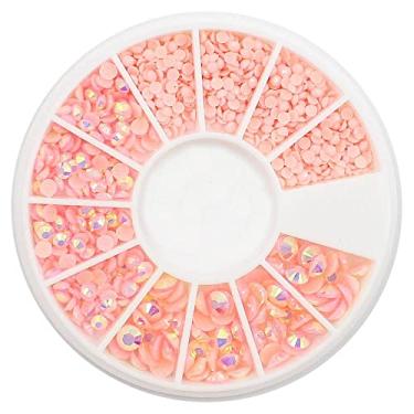 Imagem de Pedrarias para unhas strass rosa cristal