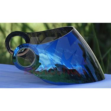 Imagem de Viseira Azul Iridium Compativel Shark S500 / S500Air / RSF2 / RSF2i / RSF - Race Polivisor