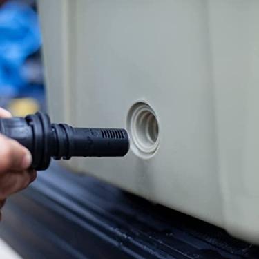 Imagem de Cooler Gear Dreno refrigerador - Plugue de substituição de drenagem rosqueado 3 em 1 (conecta mangueira, válvula aberta/fechada, plugue de drenagem do refrigerador), serve para refrigeradores RTIC rotomoldados e refrigeradores YETI, outras marcas, design à prova de vazamento