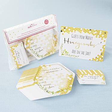 Imagem de Kate Aspen Cartões de agradecimento e convites de festa Sweet as Can Bee, tamanho único, amarelo