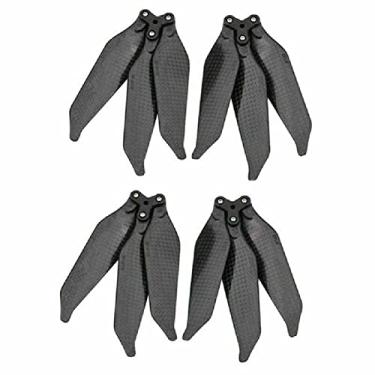 Imagem de MOOKEENONE 4*8331 Carbon Fiber Propeller Blade Folding Props Low Noise Blade Wing CW CCW for DJI Mavic Pro