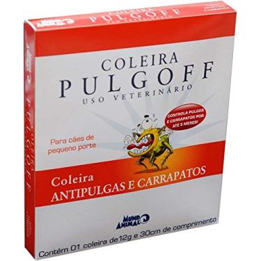 Imagem de Coleira Antipulgas e Carrapatos Mundo Animal Pulgoff para Cães - Tamanho P