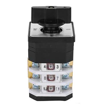 Imagem de Chave de comutação, chave rotativa de 4 posições, LW12D ‑ 16YH3 / 3 para equipamentos de controle de circuito, chaves de transferência de teste de controle do motor