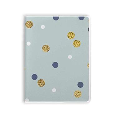 Imagem de Caderno com estampa de plantas abstratas douradas, capa de chiclete, capa macia, diário