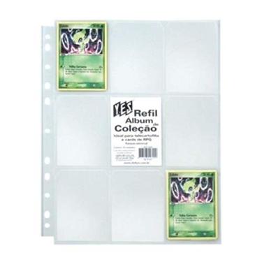 Imagem de 10 FOLHAS Plásticas para albuns YES - 9 bolsos (refil pacote com 10 folhas) Magic/Pokemon