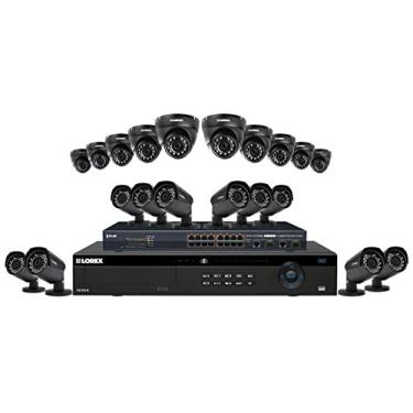 Imagem de Lorex 32 canais sistema de segurança NVR com vinte câmeras IP Vision 2K resolução da cor da noite