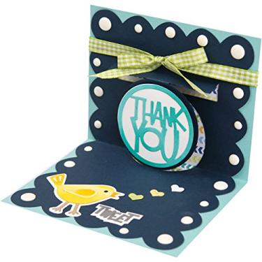 Imagem de Sizzix 661849 Stephanie Barnard Thinlits Thank You 3D Drop-Ins Dies - 3 por pacote