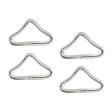 Imagem de Generic 4 Pçs Anel Fivelas V Anéis Alta Resistência Fivelas de Metal Trampolim Net Fivelas para Trampolim Infantil de Trampolim, sem alças