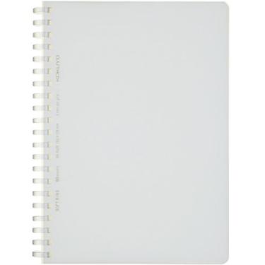 Imagem de Caderno Kokuyo S-SV548WT-T, anel macio, transparente, pautado, B6, 80 folhas, transparente
