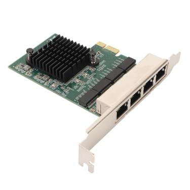 Imagem de Placa de Rede PCIE, NA8111 T4 Adaptador de Servidor PCIE Gigabit Ethernet de 4 Portas Com Chip RTL8111, para Windows Server, para Windows, para Linux, para OS X