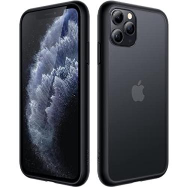 Imagem de JETech Capa Fosca para iPhone 11 Pro 5,8 Polegadas, Case Proteção Contra Quedas à Prova de Choque, Capinha Traseira Translúcida Fosca para Telefone, Anti-Impressão Digital (Preto)