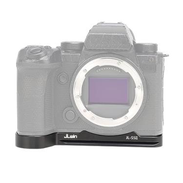 Imagem de FocusFoto Placa de base de liberação rápida QR com suporte frio para câmera mirrorless Panasonic Lumix DC-S5 II S5II/ DC-S5 IIX S5IIX / DC-G9M2 G9II Mirrorless, compatível com tripé padrão Arca-Swiss