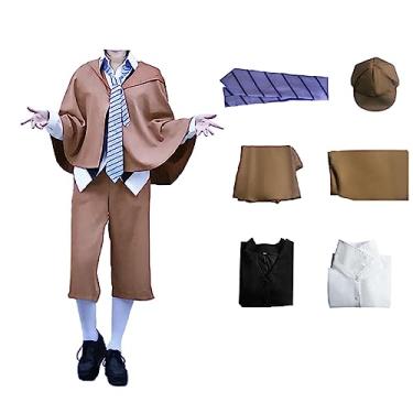 Imagem de Tomioka Anime Dazai Osamu Cosplay Costume BungoStray Outfit Ranpo Edogawa Detective Uniforms Full Set Halloween Party (STYLE-1, 2XL)