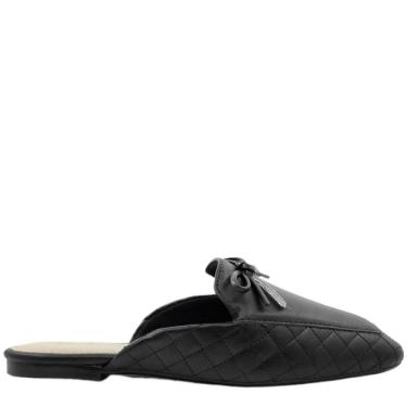 Imagem de Mule Feminino Casual Dia a Dia Laço com Strass Bico Quadrado Ft Ana Castela Sua Cia 8214.15357