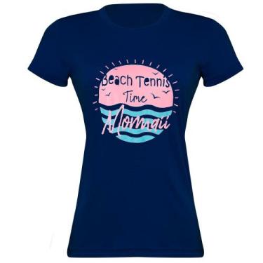 Imagem de Camiseta Feminina Mormaii Baby Look Beach Tennis Uv50+