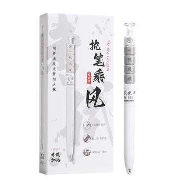 Imagem de Joucien 12-0,5 mm Gold List Títulos Exame Press Action Caneta neutra Contas duplas CS Secagem rápida Caneta neutra - Vela suave (12 peças)