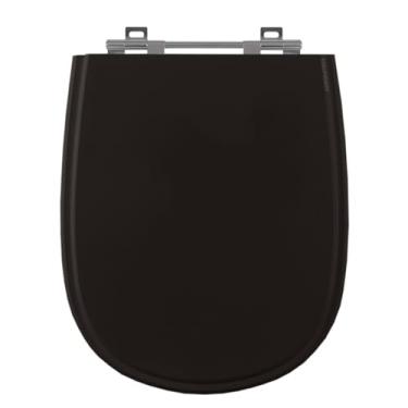 Imagem de SICMOL, Tampa De Vaso Ezedra Preto Para Bacia Ideal Em Mdf Laqueado