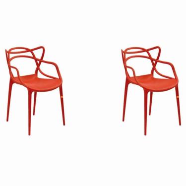 Imagem de Conjunto com 2 Cadeiras Allegra Laranja